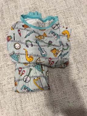 Little sleepies Musical Instruments Print Kids Pajama Set